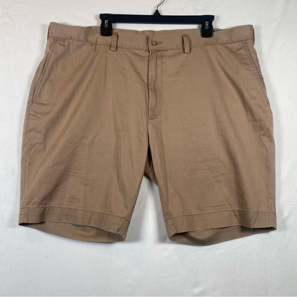 Polo Ralph Lauren 100% Cotton Classic Fit 9" Chino Tan Shorts Size 42